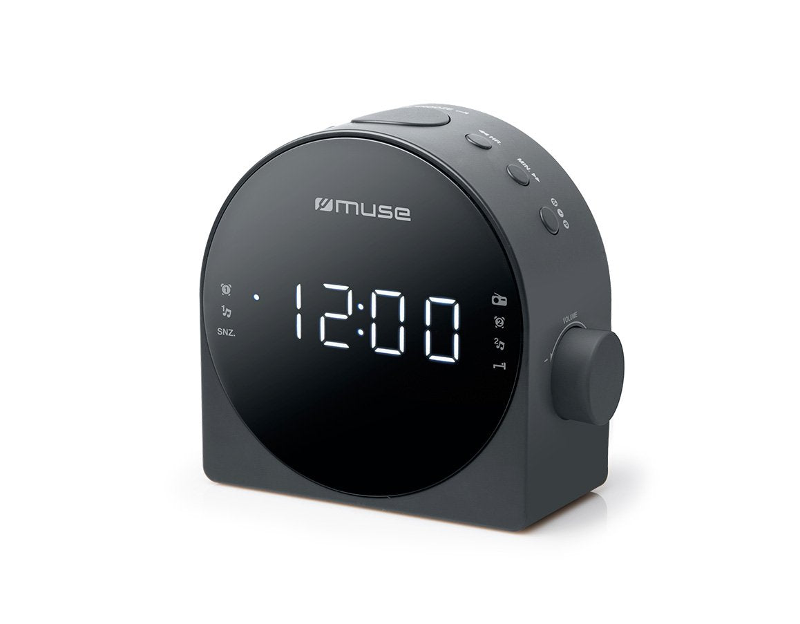 Radio Reloj Despertador Dual Muse Pll M-185cr Entrada Aux,