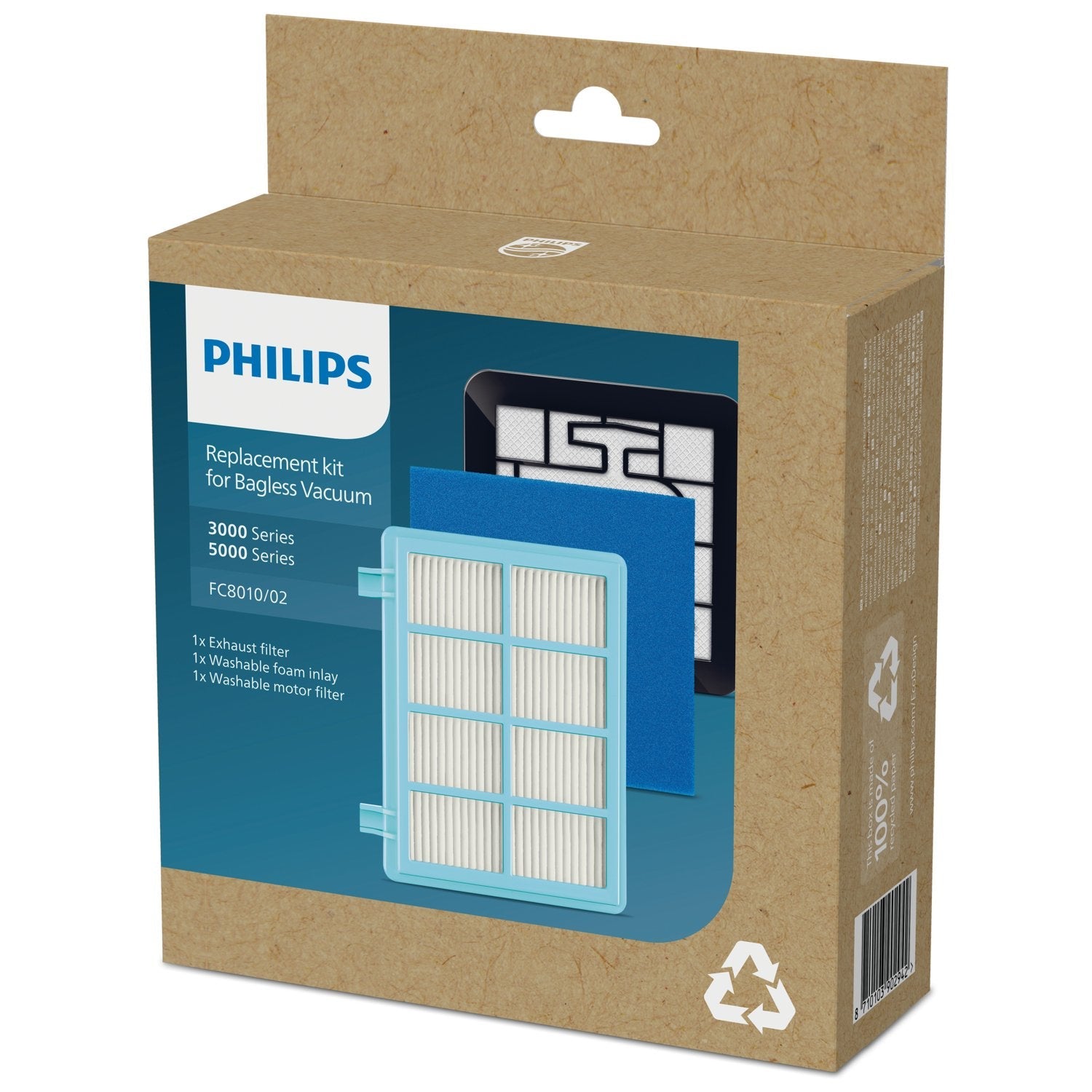 EAN 8710103902942 - Philips FC8010/02 accesorio y suministro de vacío Filtro Aspiradora sin cables imagen 1