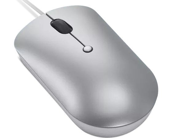Ratón Compacto Con Cable Lenovo 540 Usb-C (Gris Nube)