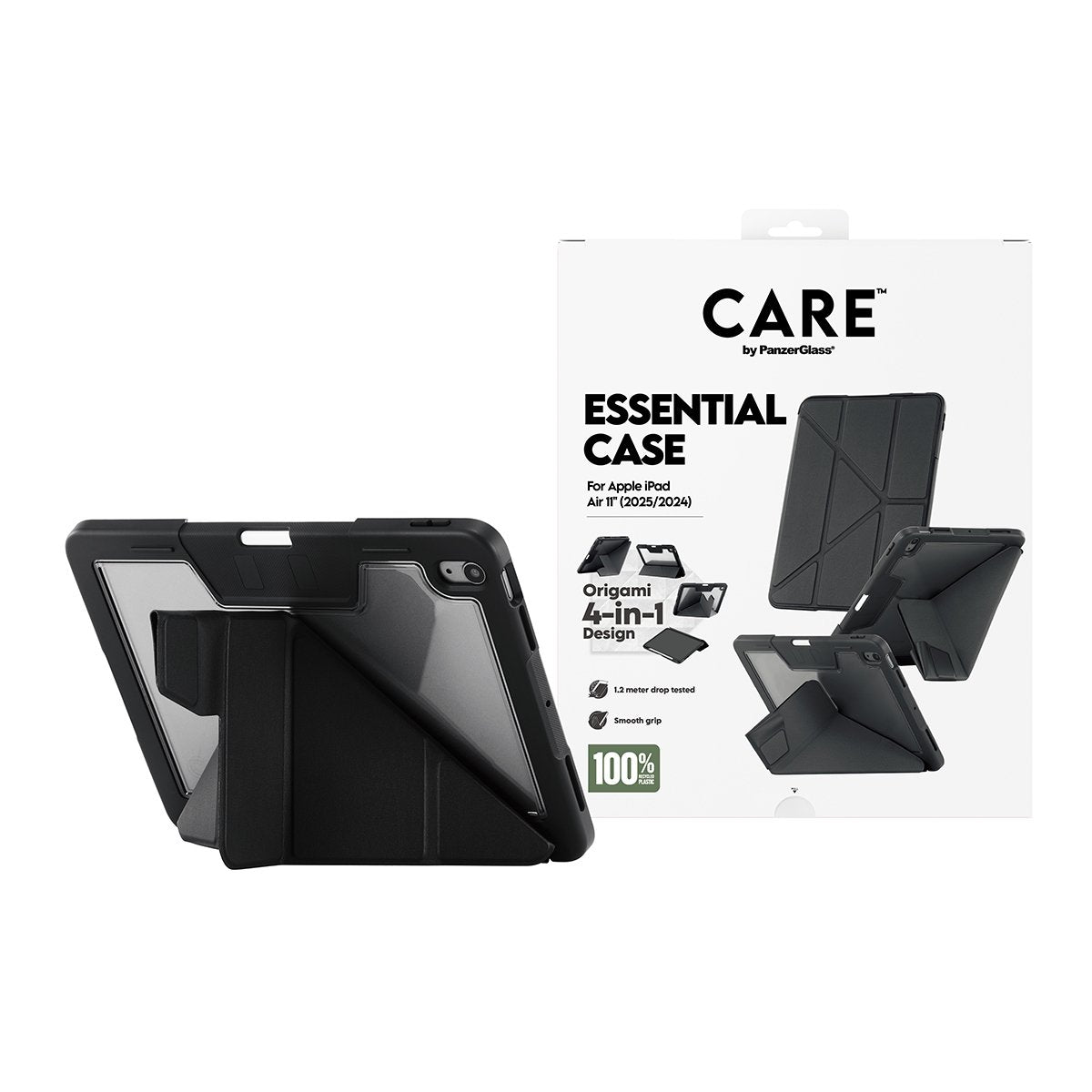 EAN 5715685030710 - PanzerGlass CARE™ by Essential Case Black iPad Air 11" (2024-2026) funda para teléfono móvil Negro imagen 2