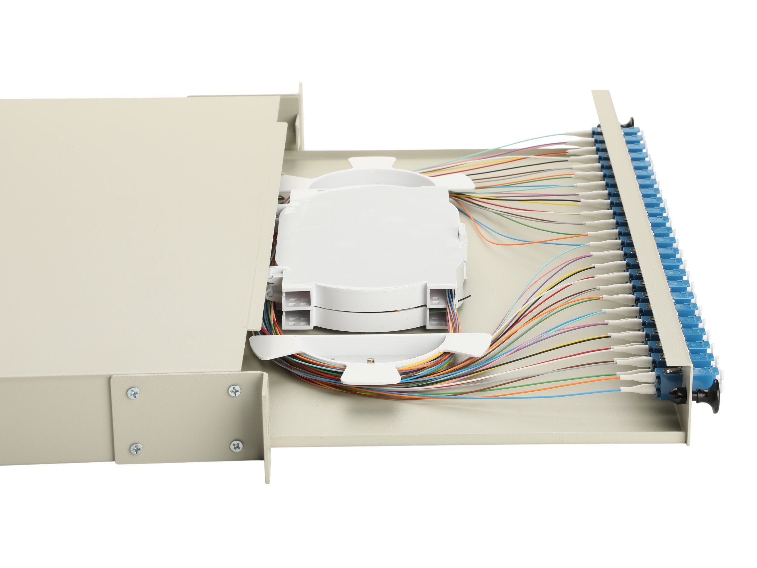 Equip Lwl-Spleisskamen 24-Port Lc-Duplex Os2 1u Komplett Gr