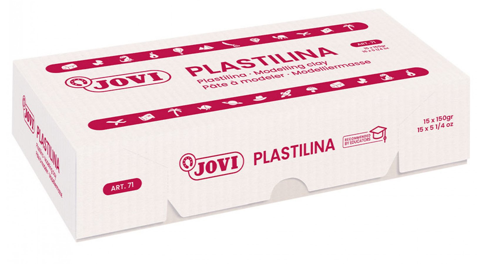 Plastilina Jovi 71/09/ 15g/ Marrón