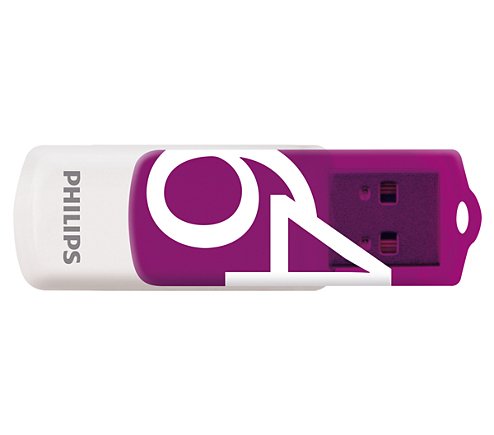 Philips Usb 2.0  64gb Vivid Edition Purple 2-Pack