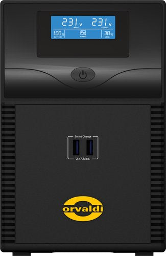 EAN 5904006036658 - Orvaldi ID1K0CH sistema de alimentación ininterrumpida (UPS) Línea interactiva 1 kVA 600 W imagen 3