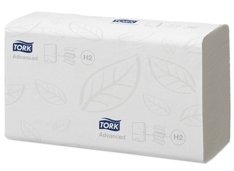 Toallas De Papel Tork 471132 Xpress® H2 Advanced, Plegado En Z (Interplegadas), 2 Capas, Color Blanco, 3800 Toallas.