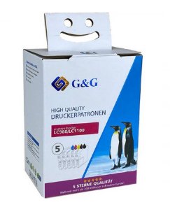 G&G Xxl-Patronen Compatible Con Brother Lc980/Lc1100