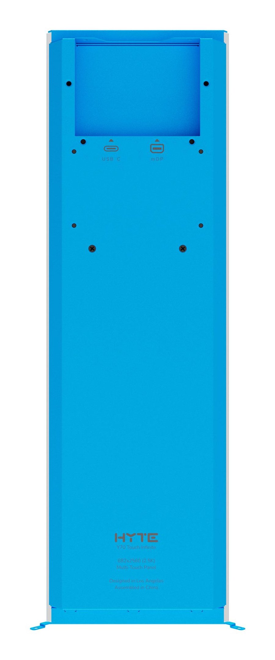 Hyte Y70 Actualización De Pantalla Táctil Blueberry Milk 36,8 Cm (14,5 Pulgadas), Azul, Pantalla Táctil De 14,5 Pulgadas Acc-Hyte-Lk-Y7tti-Bm 