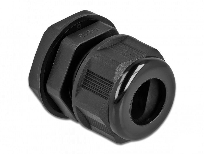 Delock Cableverschraubung Pg16 Für Flachcable Schwarz 2 Stück
