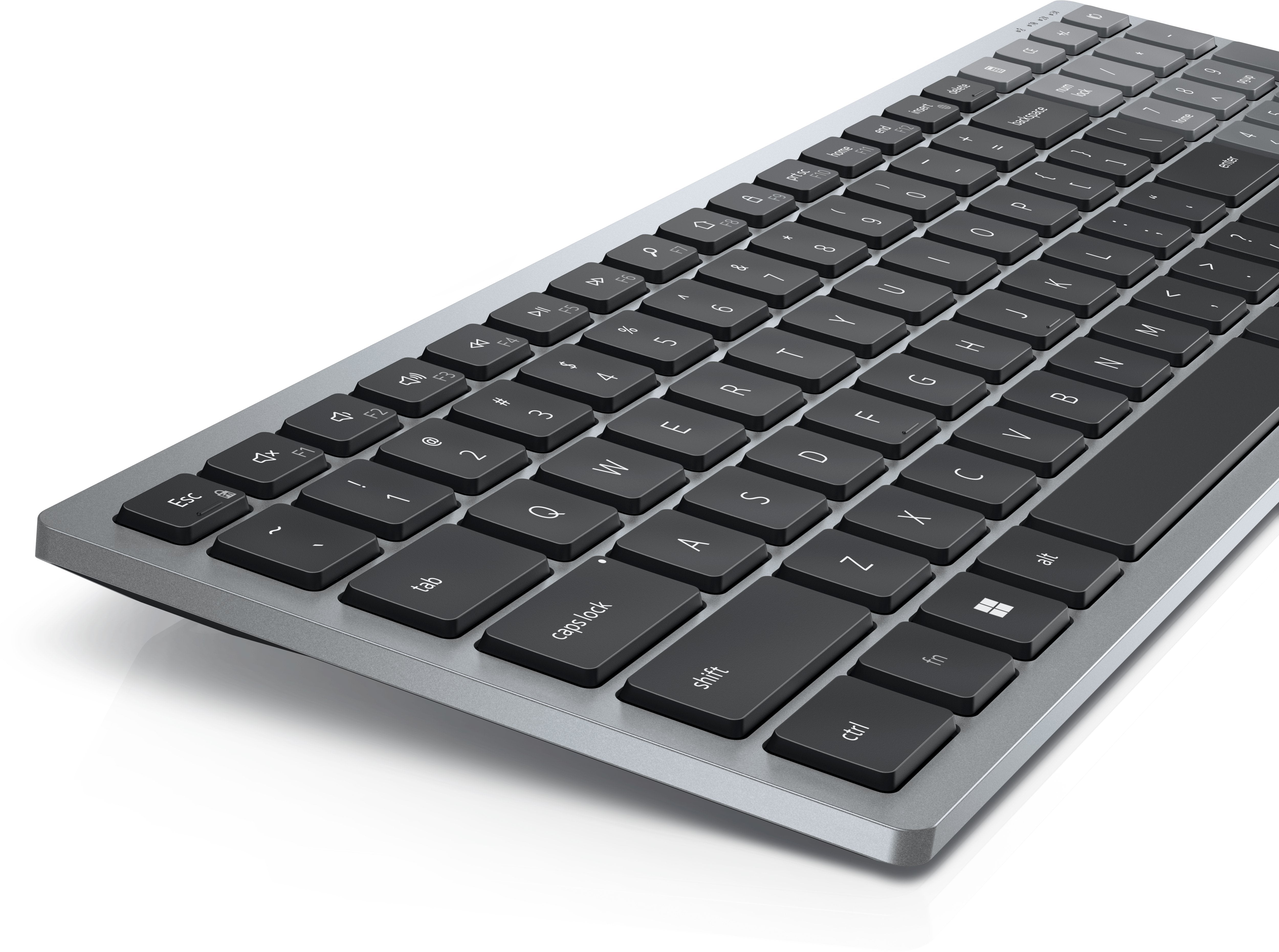 EAN 0884116434221 - DELL KB740 teclado Oficina RF Wireless + Bluetooth Internacional de EE.UU. Gris, Negro imagen 7