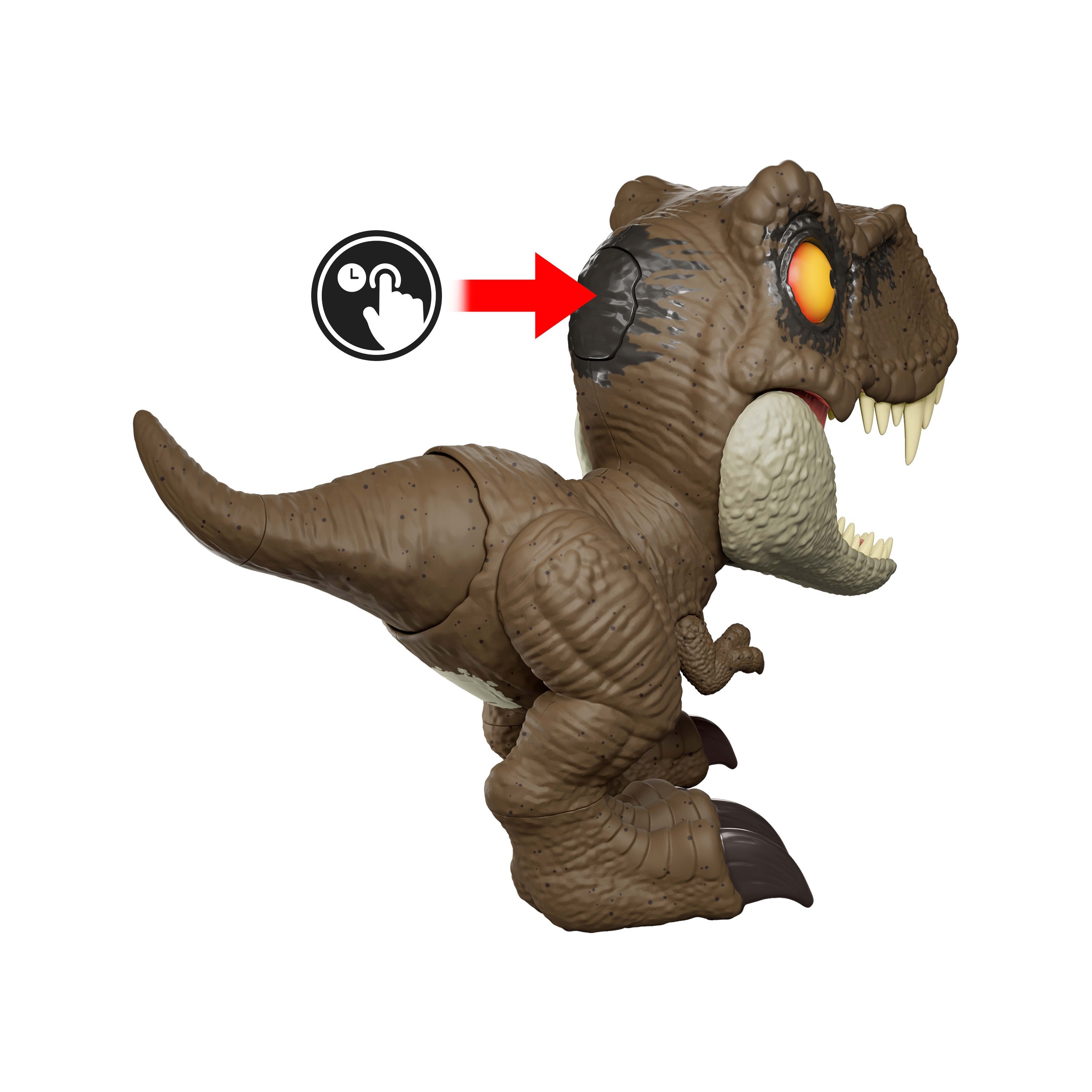 Mattel Jurassic World Roar Command Tyrannosaurus Rex Jcw01