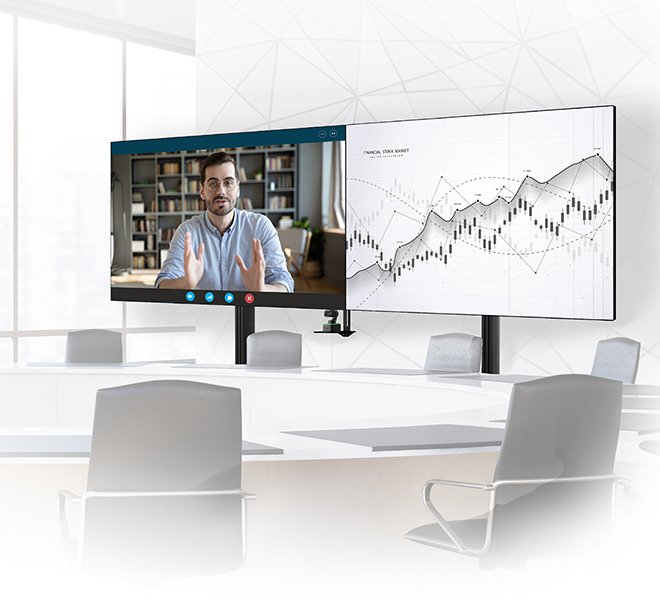 System X - Xxl Twin Screen Vc  Stand (Vesa 1000 X 800)