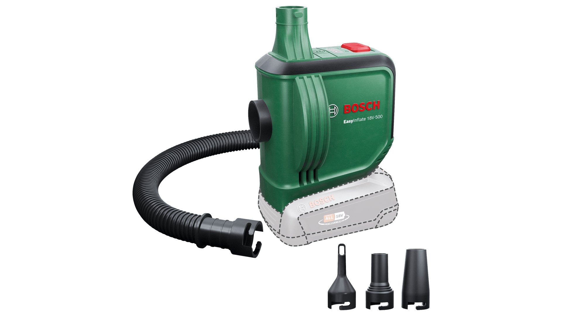 EAN 4053423240115 - Bosch EasyInflate 18V-500 bomba de aire eléctrica 0,03 bar 530 l/min imagen 1