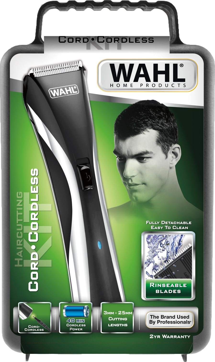 EAN 43917002484 - Wahl 9698-1016 Negro, Plata imagen 3