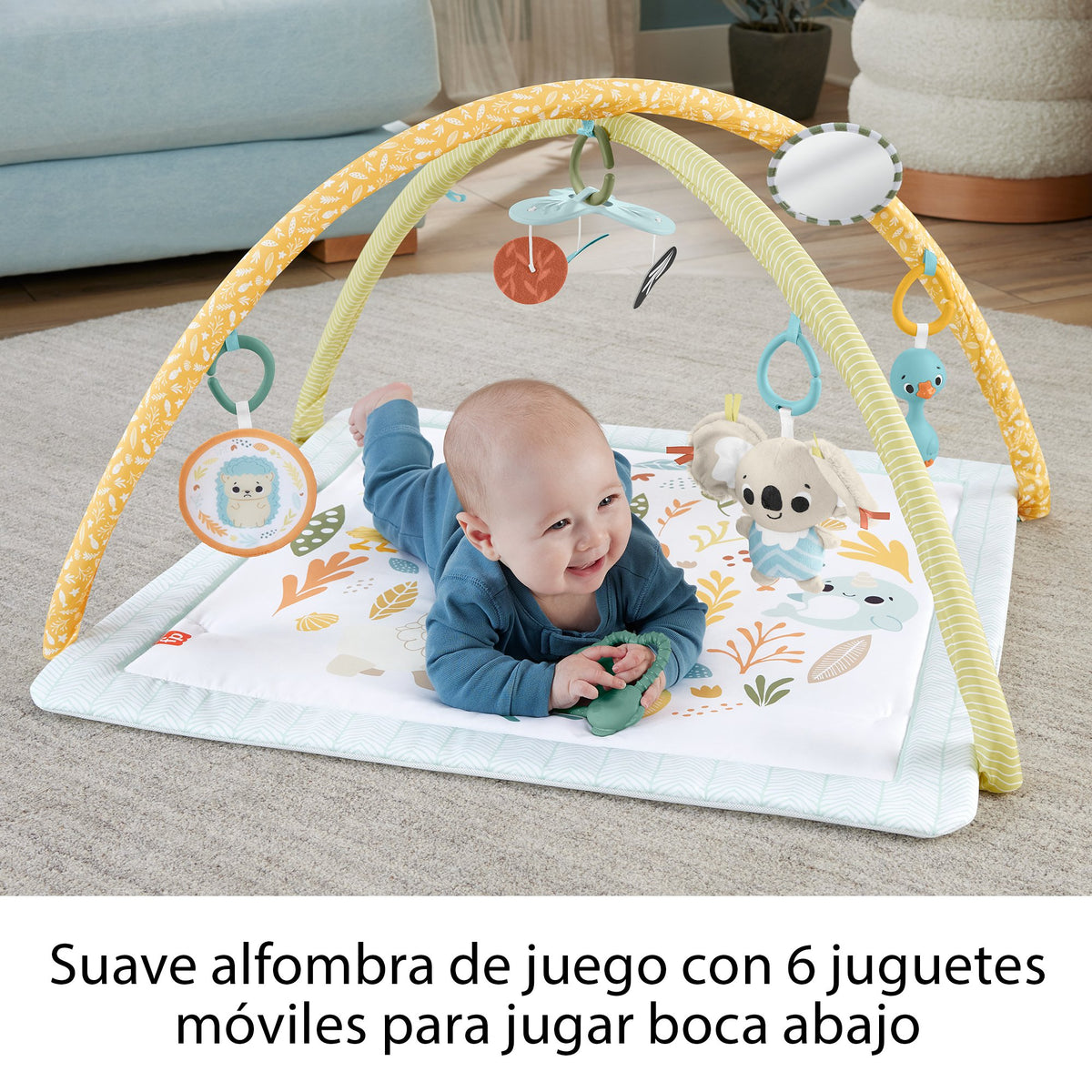 EAN 0194735171385 - Fisher-Price Sensimals HRB15 gimnasio para bebé y tapete de juego Tela, Plástico Multicolor Gimnasio para imagen 10