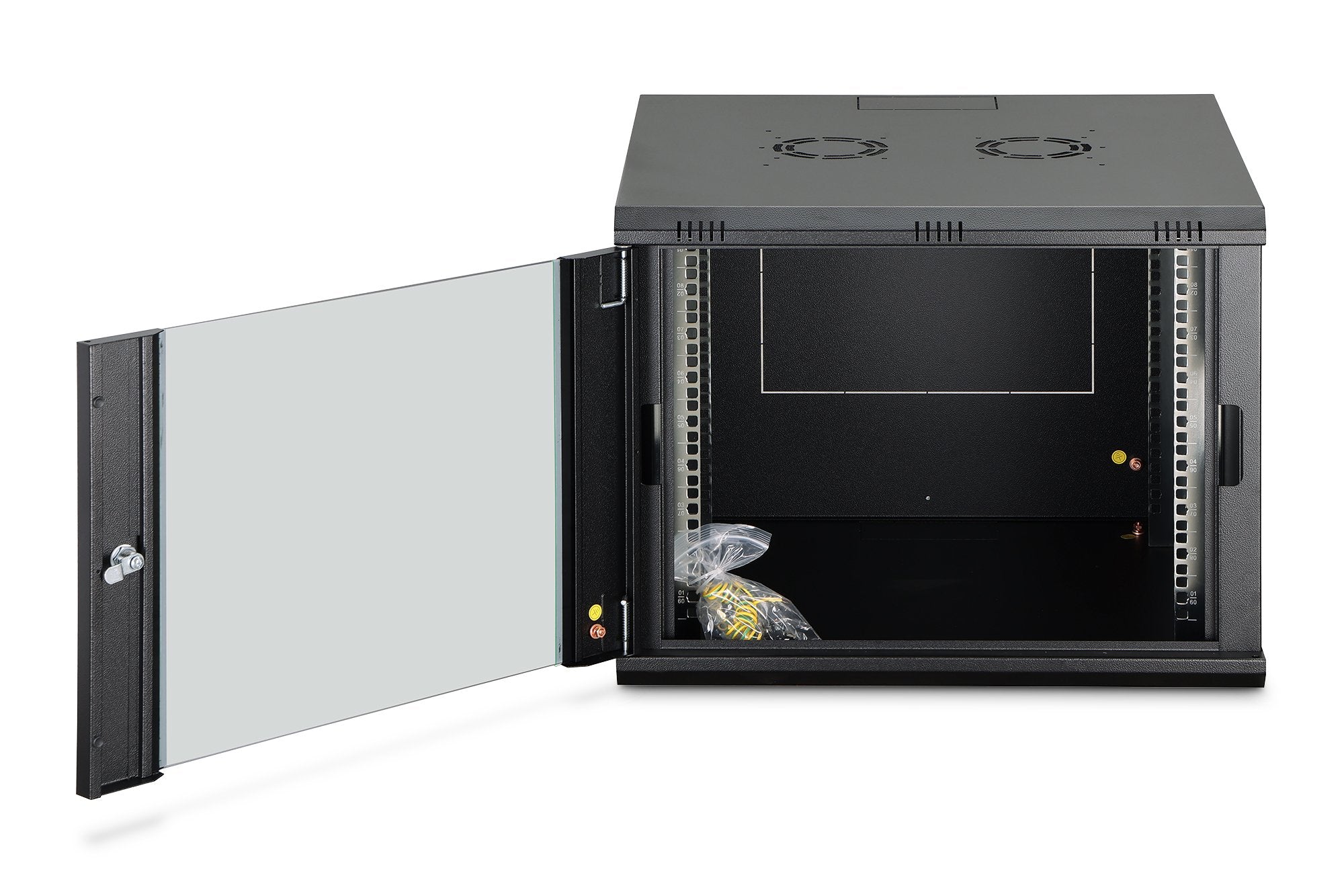 EAN 4016032257806 - Digitus DN-19 09U-6/6-EC-SW armario rack 9U Bastidor de pared Negro imagen 5