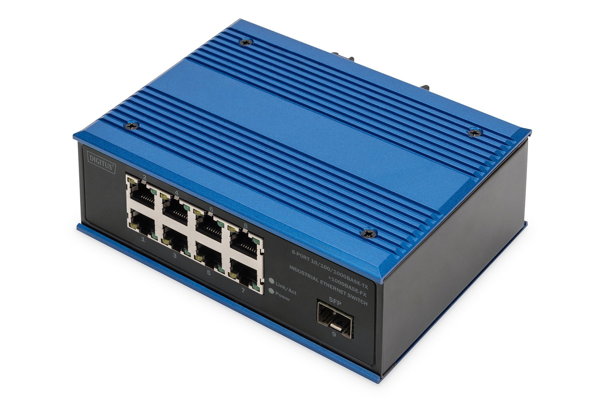 EAN 4016032486060 - Digitus DN-651136 switch No administrado Gigabit Ethernet (10/100/1000) Negro, Azul imagen 1