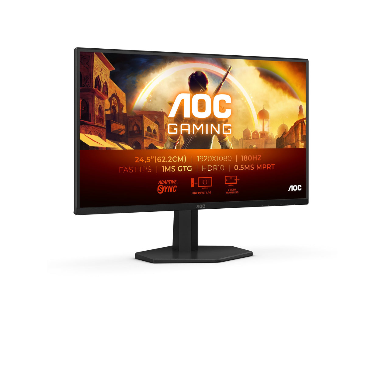 EAN 4038986642576 - AOC G4 25G42E pantalla para PC 62,2 cm (24.5") 1920 x 1080 Pixeles Full HD LED Negro, Rojo imagen 2