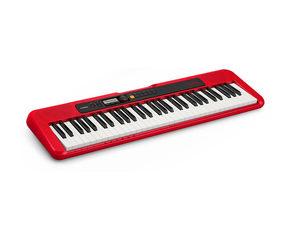 Casio Ct-S200 Midi Keyboard 61 Keys Usb Red, White