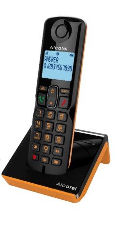 Telefono Alcatel S280 Ewe  Negro/Naranja