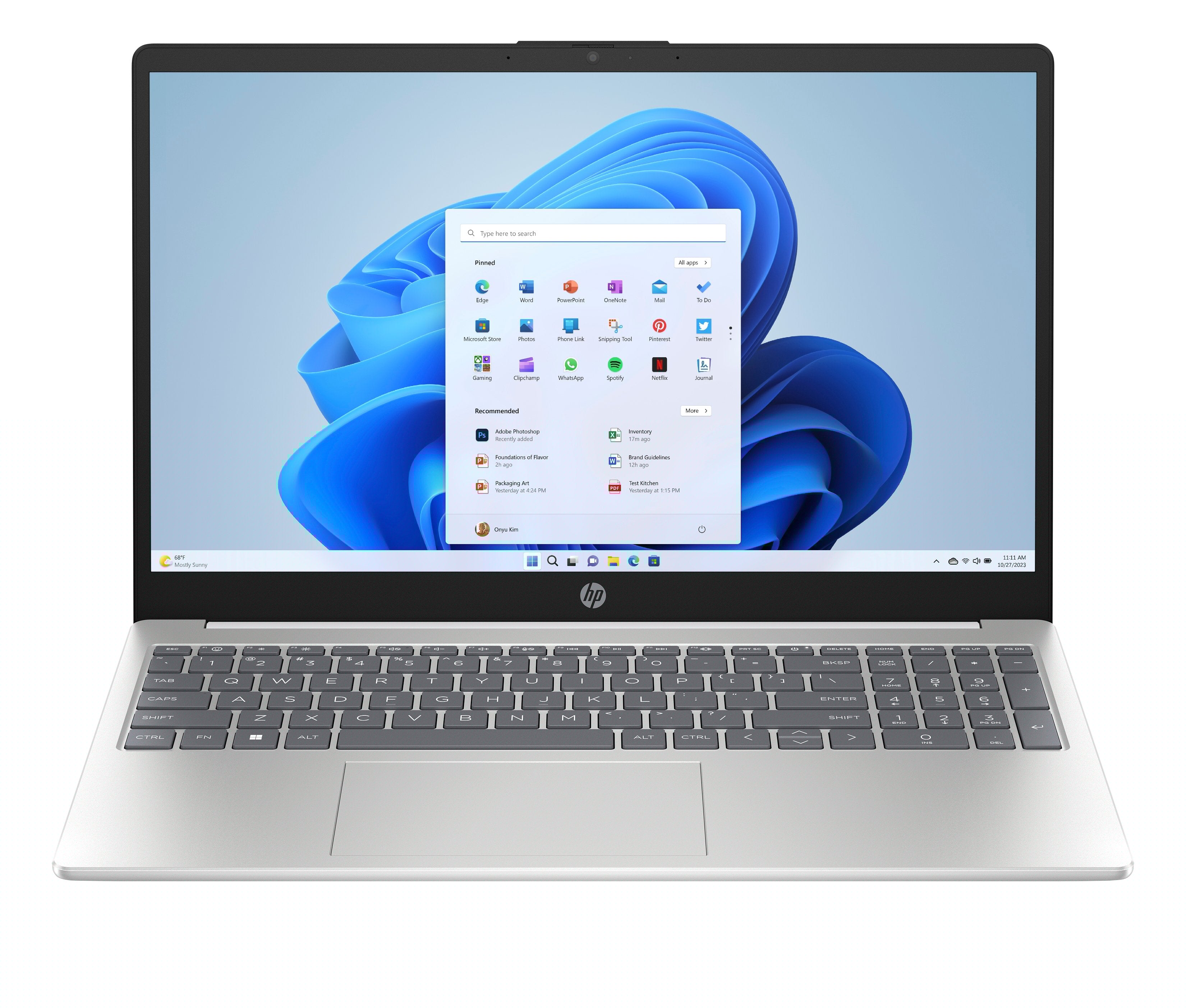 EAN 0198122312078 - HP 15-fd0035ns Intel® Core™ i3 i3-N305 Portátil 39,6 cm (15.6") Full HD 8 GB DDR4-SDRAM 256 GB SSD Wi-Fi  imagen 1