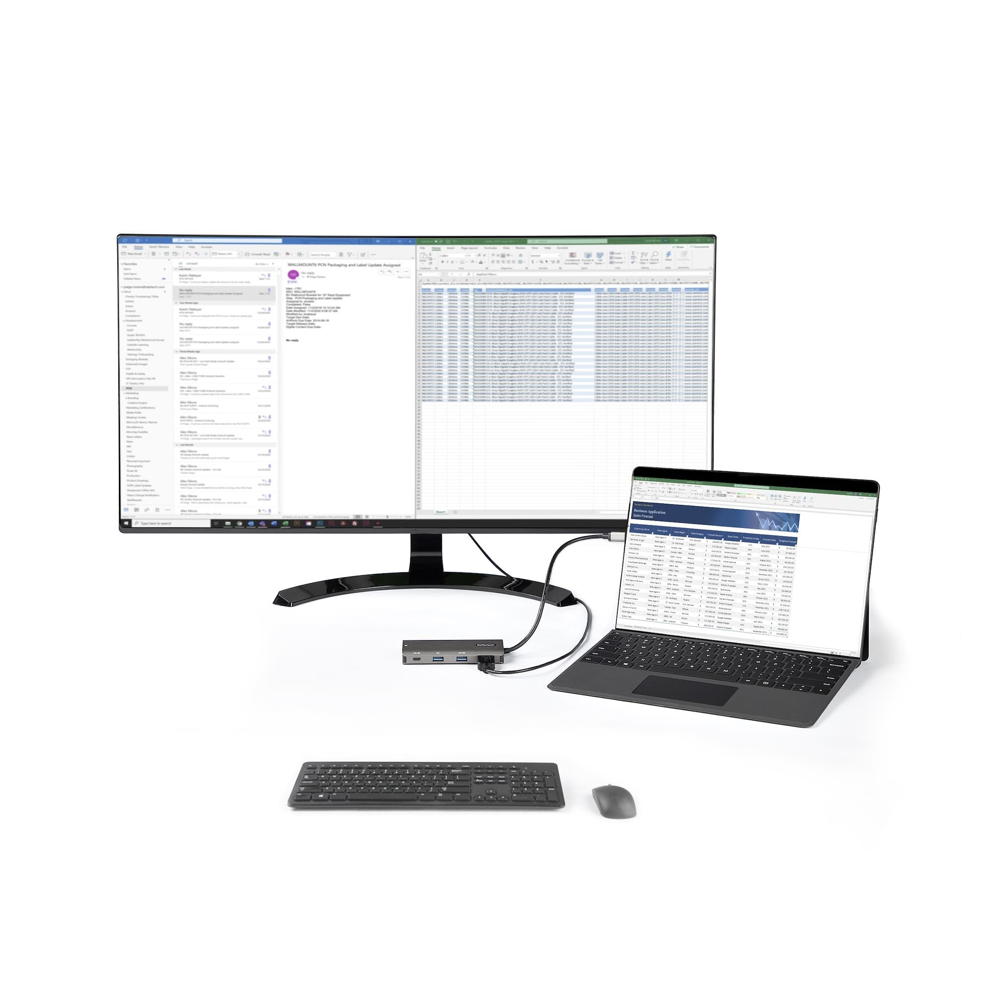 EAN 0065030887762 - StarTech.com DKT31CHPDL base para portátil y replicador de puertos Alámbrico USB 3.2 Gen 2 (3.1 Gen 2) Ty imagen 6
