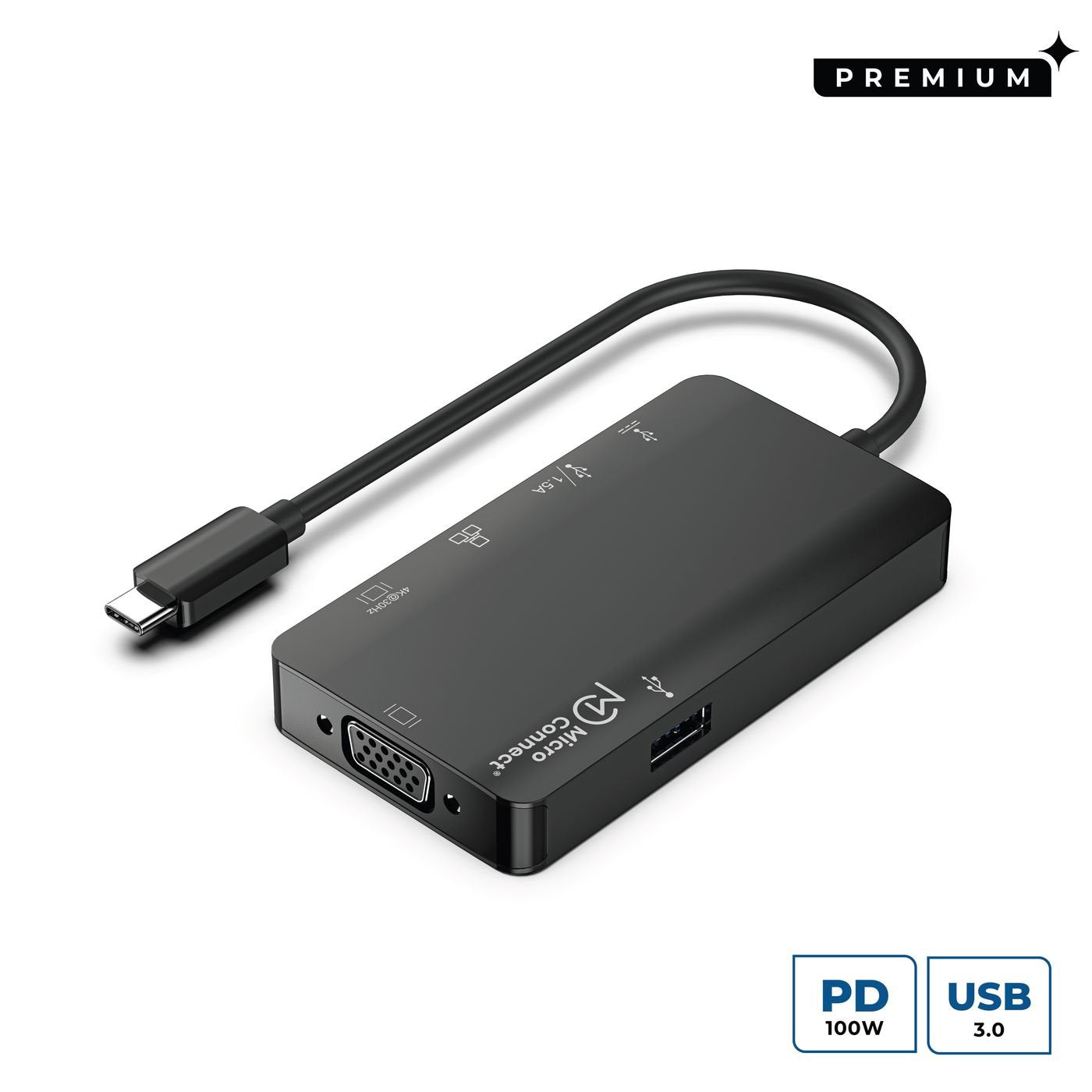 EAN 5704174031642 - Microconnect USB3.1CCOM14 base para portátil y replicador de puertos Alámbrico USB 3.2 Gen 1 (3.1 Gen 1)  imagen 1