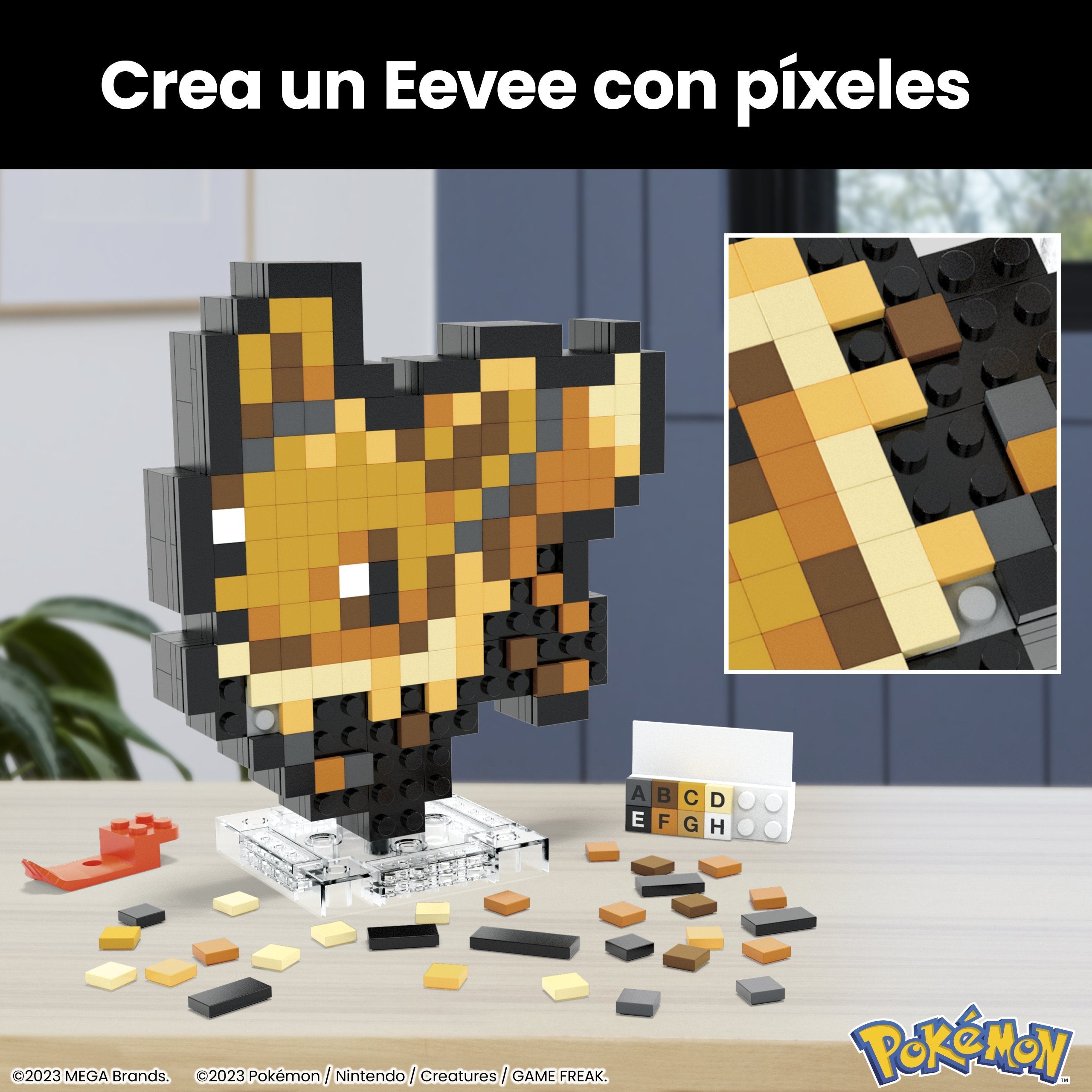 Mattel Mega Pokémon Eevee Pixel Art  Hth78