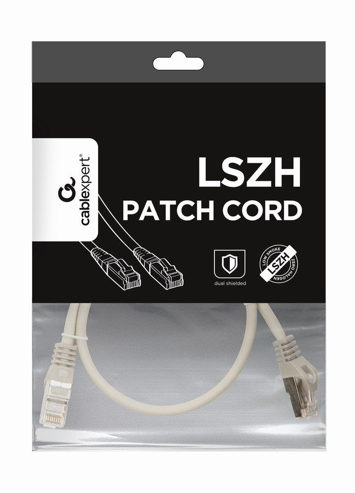 Gembird Pp6a-Lszhcu-0.5m Cable De Red 0,5 M Cat6a Gris