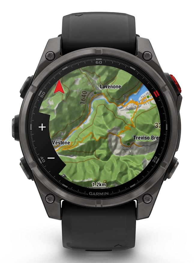Smartwatch  Garmin Fenix 8 Pro 3,56 Cm (1.4") Amoled 47 Mm Digital 454 X 454 Pixeles Pantalla Táctil Gris Wifi Gps (Satélite)