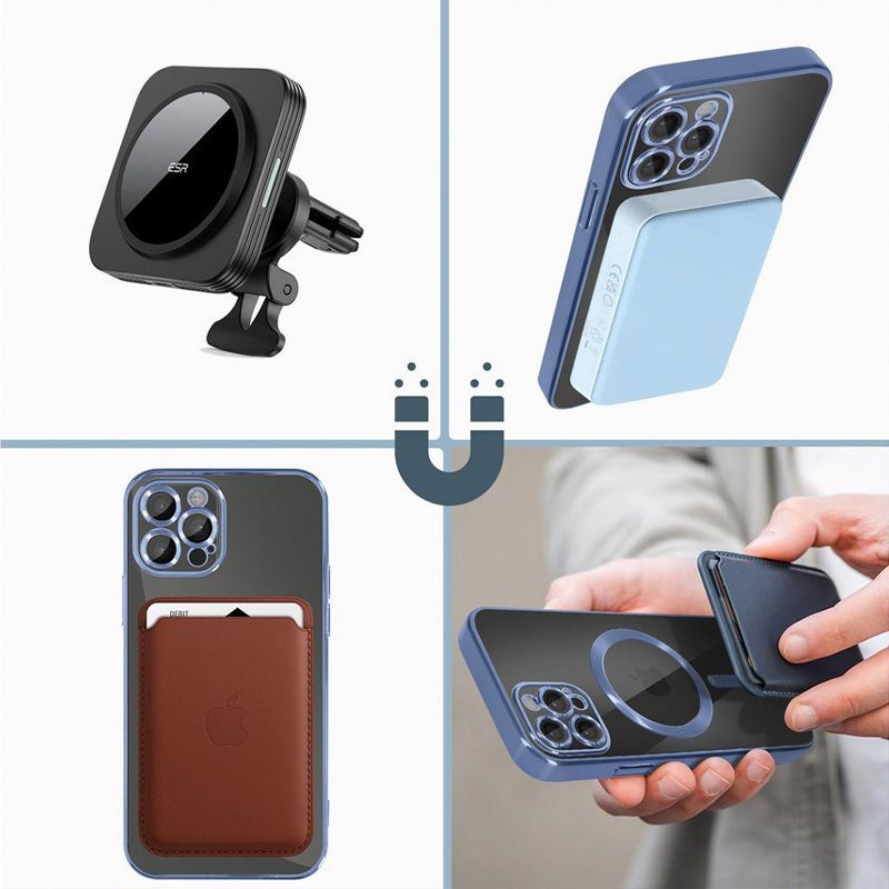 Funda Cool Iphone 15 Magnetica Azul
