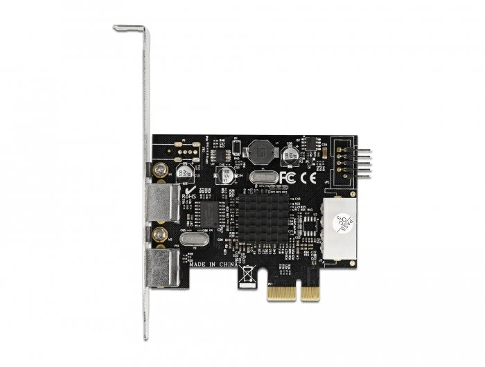 Delock Tarjeta Pci Express X1 A 2 X Ps/2 Y Cabezal De Pines Usb - Factor De Forma De Bajo Perfil