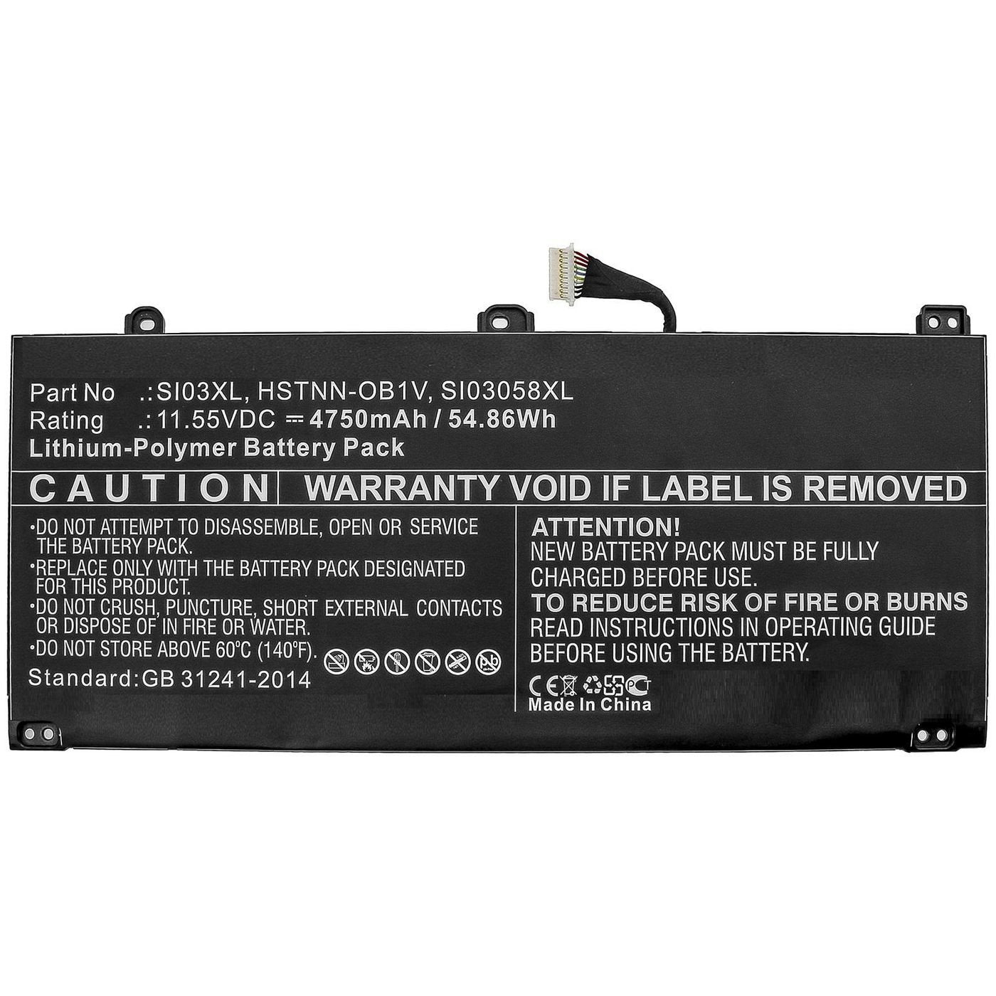 EAN 5704174628644 - CoreParts MBXHP-BA0273 refacción para laptop Batería imagen 1