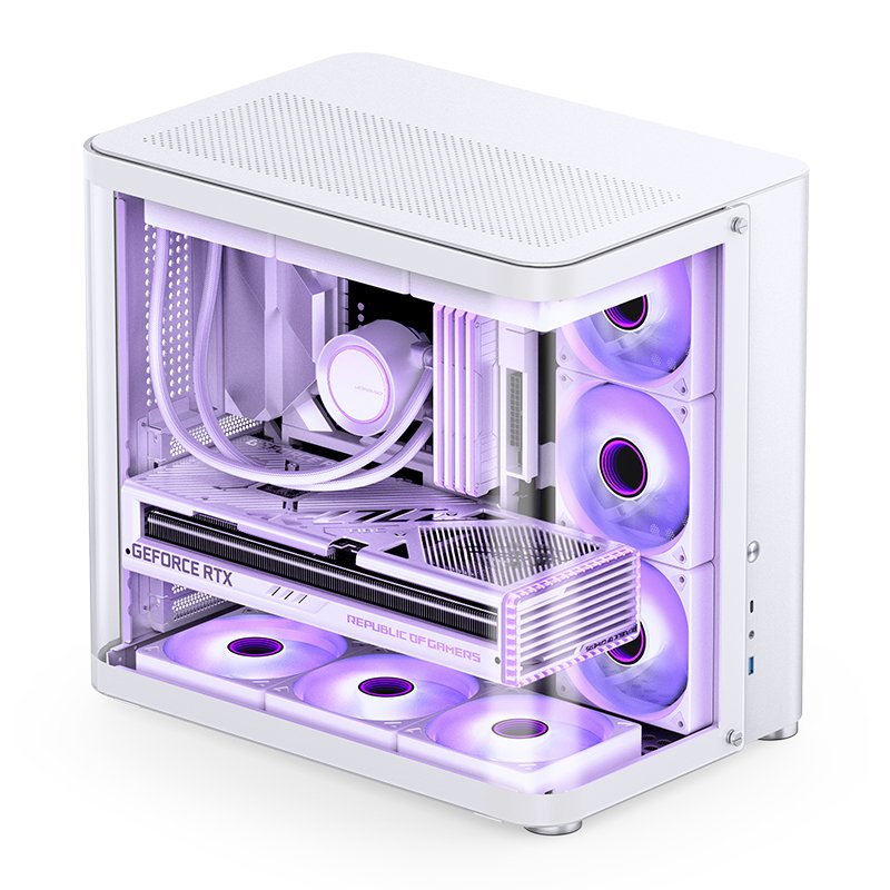 Jonsbo Tk-2 2.0 Midi-Tower, Tempered Glass - Blanco