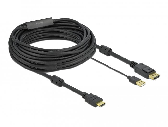 Delock Cable Hdmi -> Displayport 4k 30 Hz 10 M