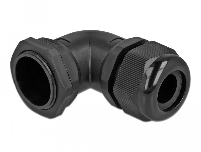 Delock Cableverschraubung 90° Gewinkelt Pg29 Schwarz
