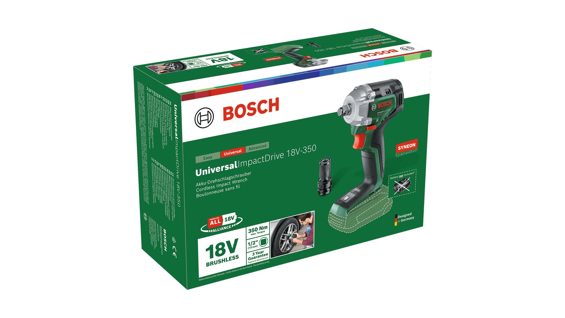 EAN 4053423319767 - Bosch ImpactDrive 18V-350 2300 RPM Negro, Verde imagen 3