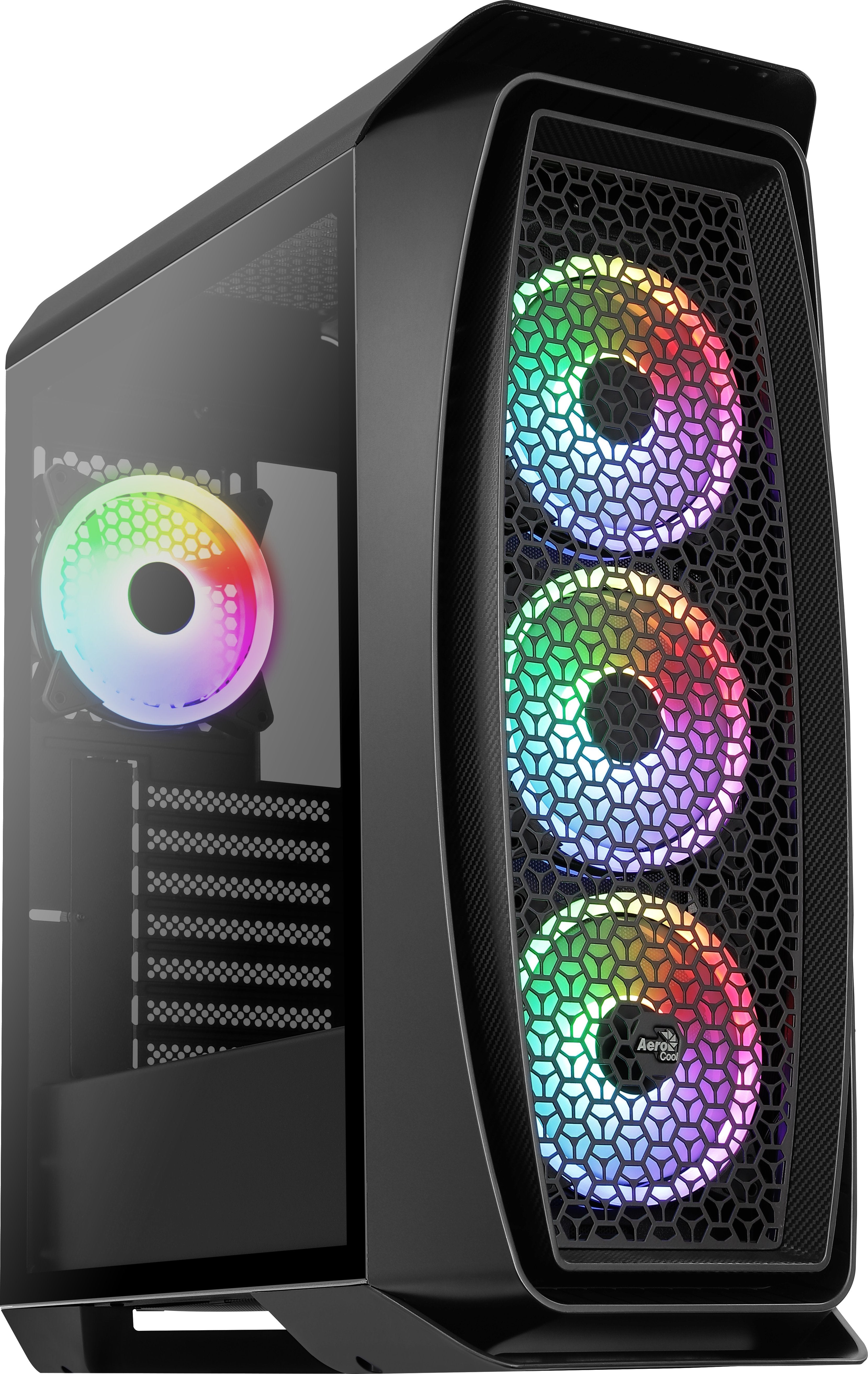 Caja Gaming Semitorre Aerocool Aero One Duo