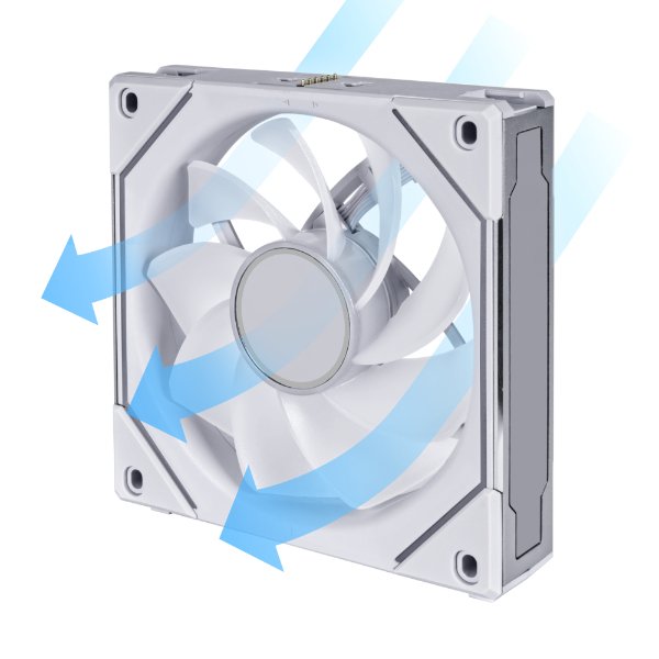 EAN 4718466013200 - Lian Li UF-RSLIN120-1W sistema de refrigeración para ordenador Carcasa del ordenador Ventilador 12 cm Bla imagen 6