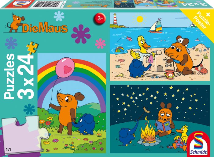 Puzzle Die Maus - Gute Freunde
