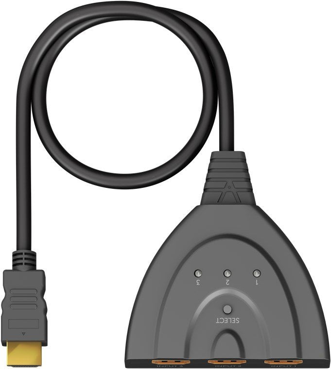 Switch Goobay 58487, Conmutador Hdmi 58487 Negro