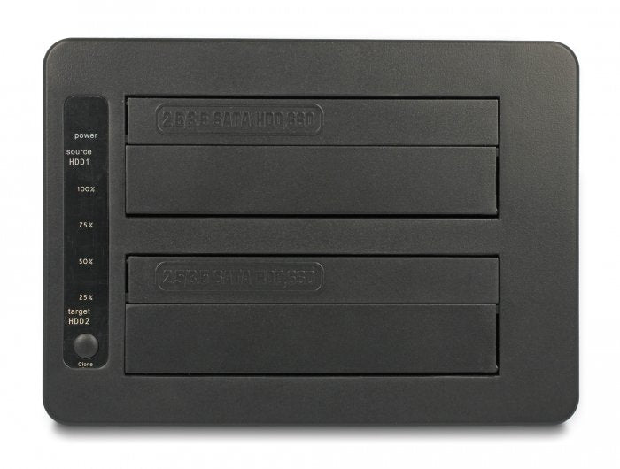 Usb Dual Dockingstation Für 2 X Sata Hdd   Ssd Mit Klon Funktion Und Card Reader + Zusätzlichem Usb Port