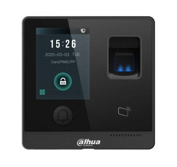 Dahua Asi1212f-D Lector Autónomo Lcd 2.8" Táctil Huella+Pin+Remoto+Tarjeta Idcard