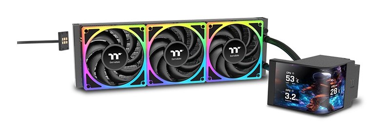 Refrigeración Líquida Cpu K Thermaltake Magcurve 360 Ultra All-In-One Liquid Cooler System Argb Fan