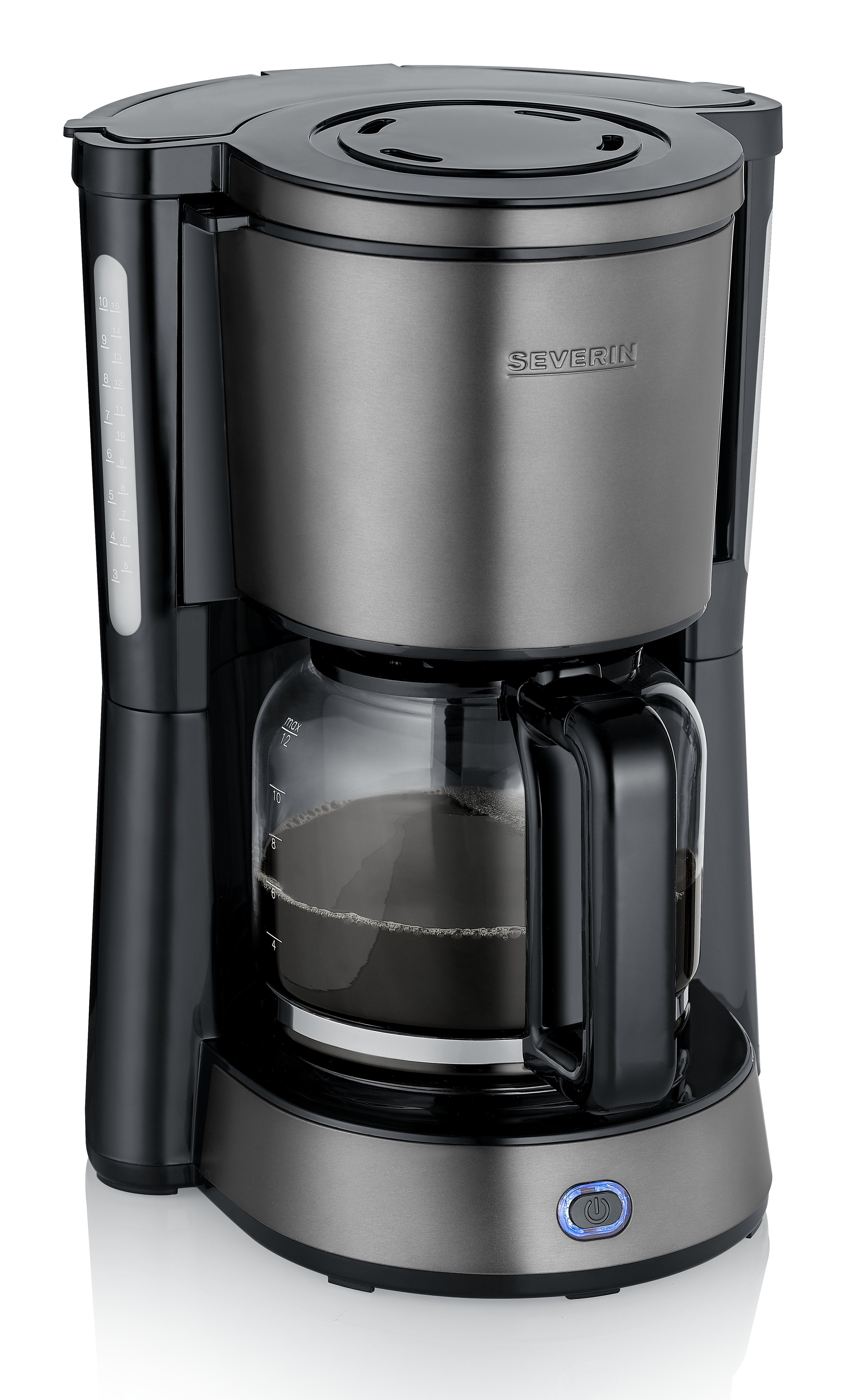 Severin Ka 9340  Dark Inox Mit Glaskanne
