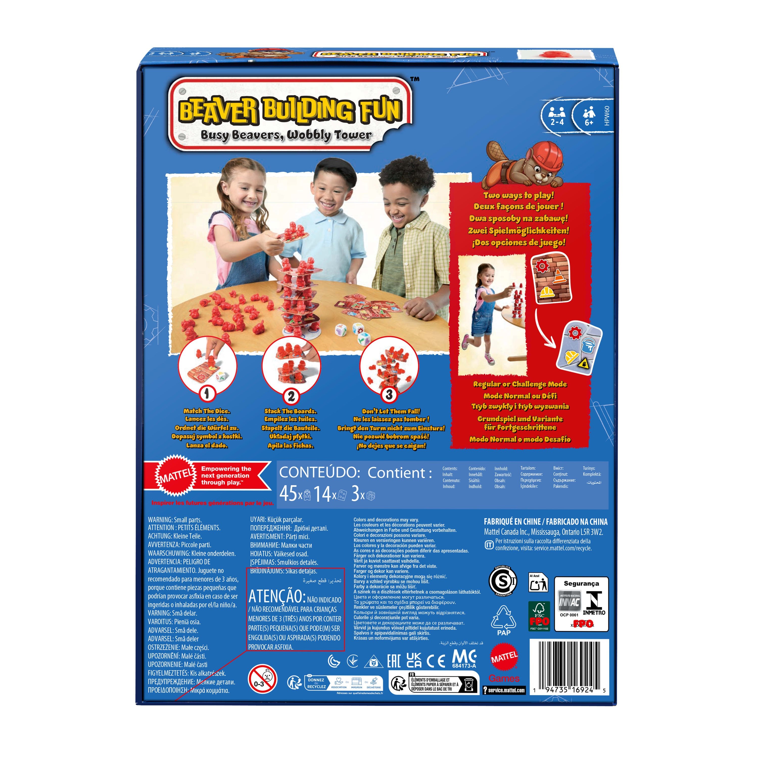 EAN 0194735169245 - Mattel Games HPW60 juego de tablero Juego de mesa Habilidad motriz fina (destreza) imagen 9