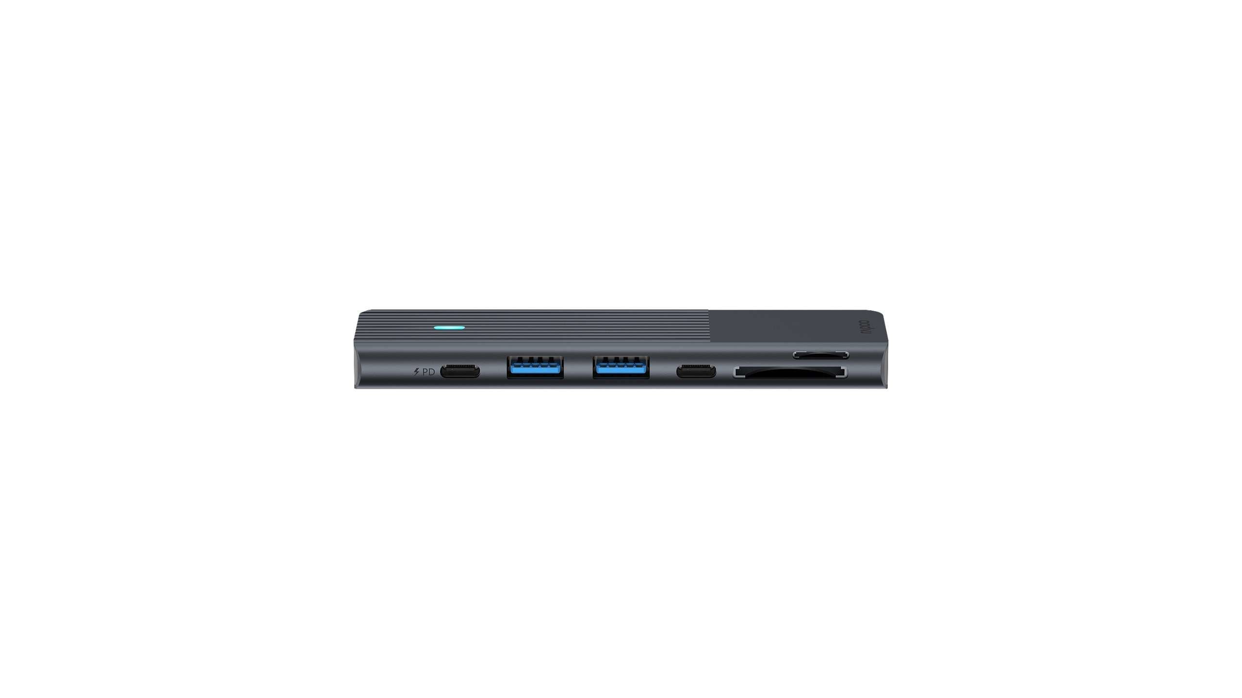 Rapoo Usb-C Multiport Adapter 7-In-2, Grey