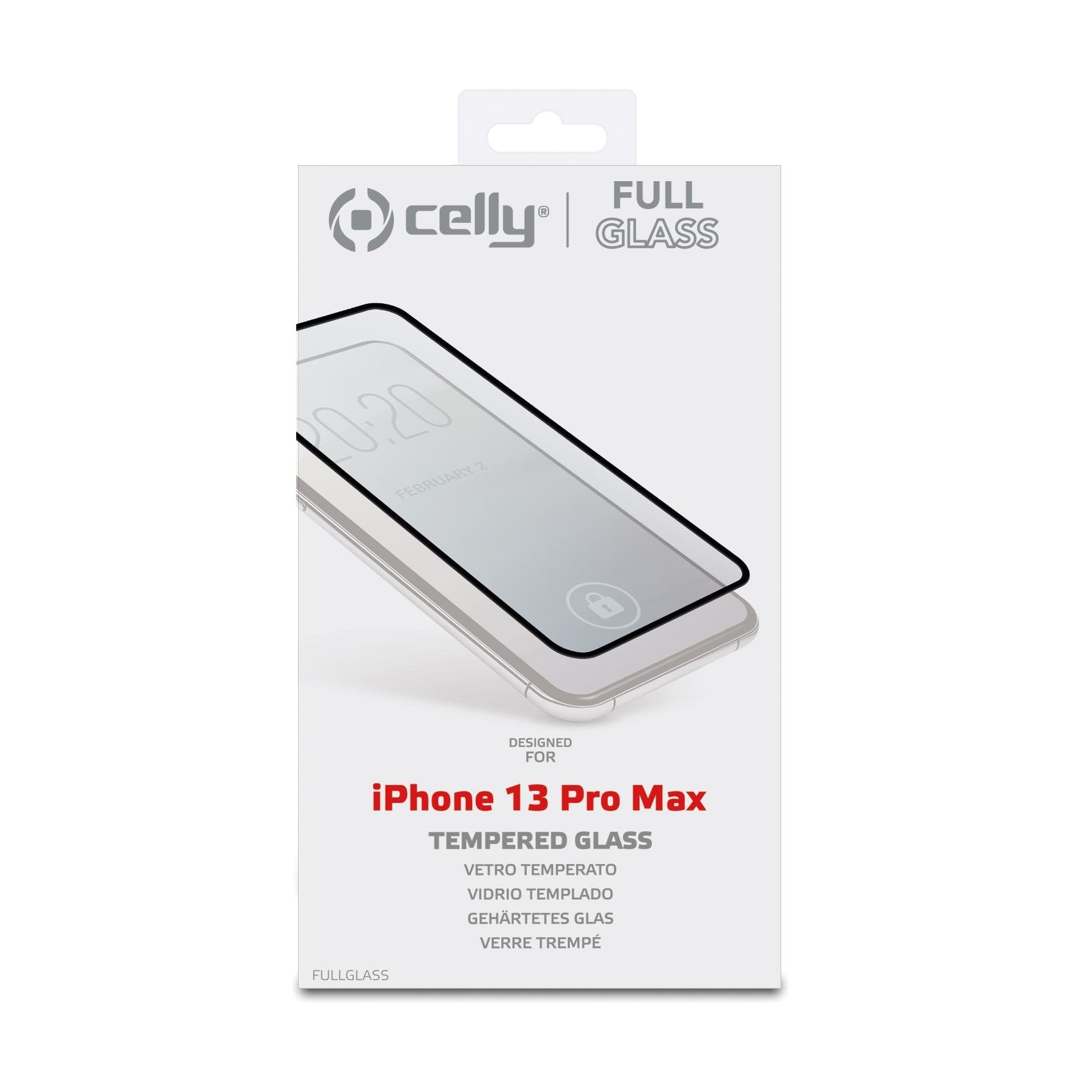 Celly Fullglass1009bk  Protector De Pantalla Apple Iphone 13 Pro Max