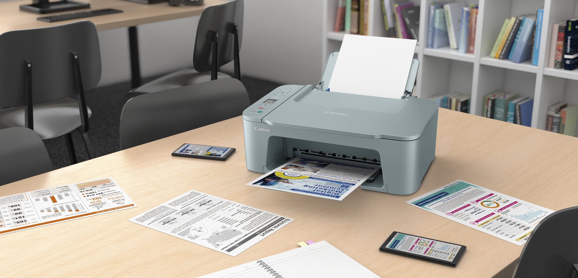 Multifuncion Canon Ts3752i Pixma A4 Wifi Azul