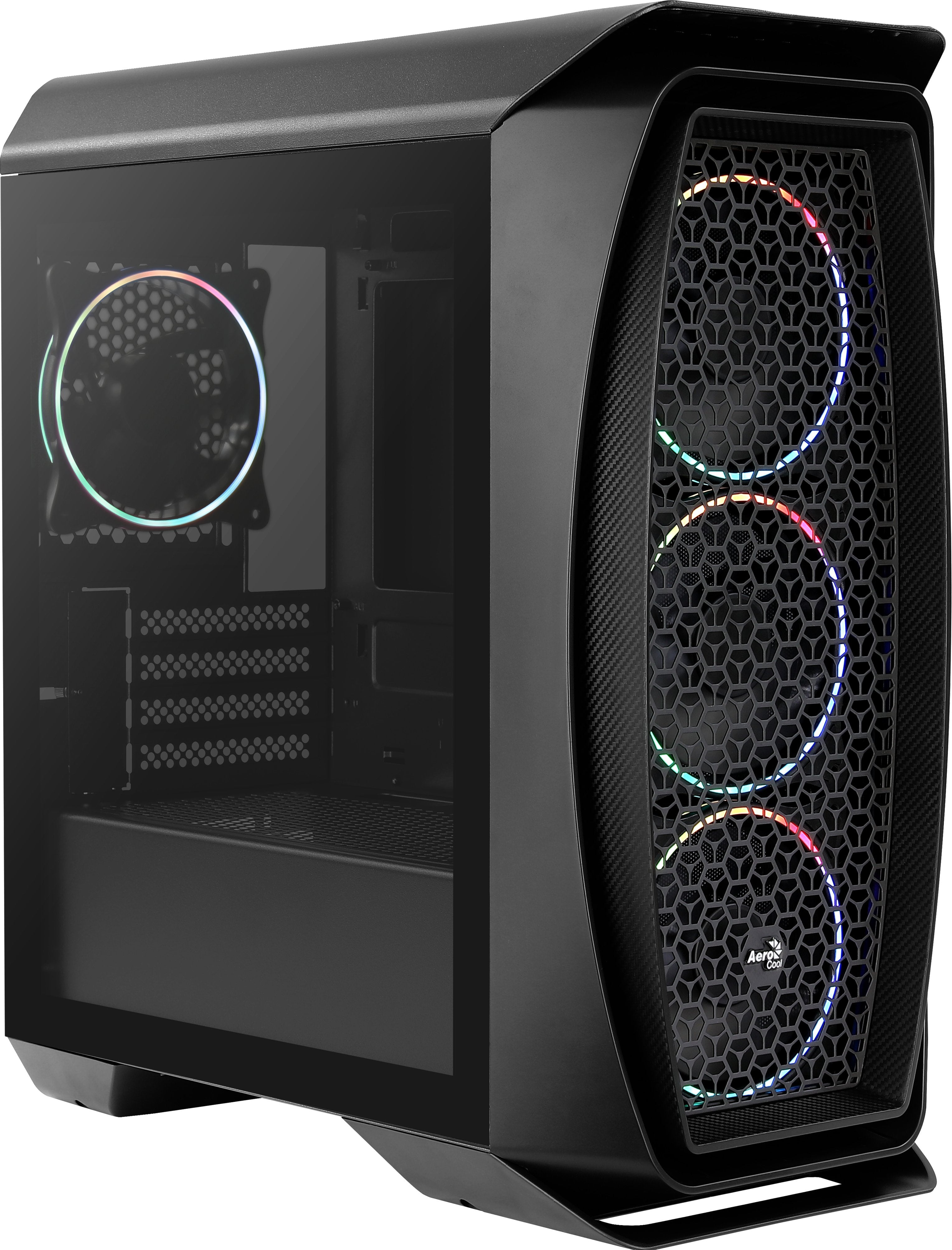 Caja Pc Aerocool Aero One Mini Eclipse Black 2*Usb 3.0 Hd Audio+Mic  Soporta Refrigeración Líquida Micro Atx/ Mini Itx