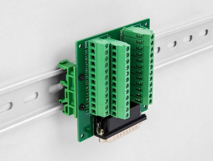 Delock D-Sub Hd 44 Pin Stecker Zu Terminalblock Fur Hutschiene